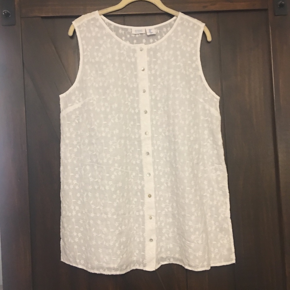 Sigrid Olsen white top